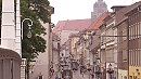 Blick von der Jahrtausendbrücke in Richtung Hauptstraße